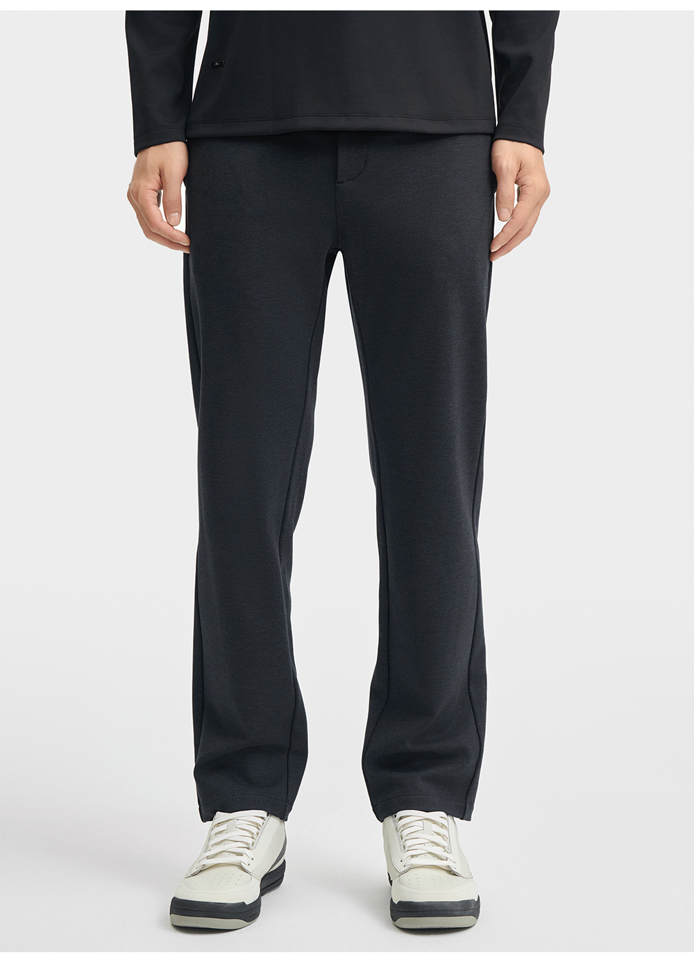 FILA CORE LIFESTYLE BLUE GEOMETRIC SNOW ART Men Knit Pants (Grey)