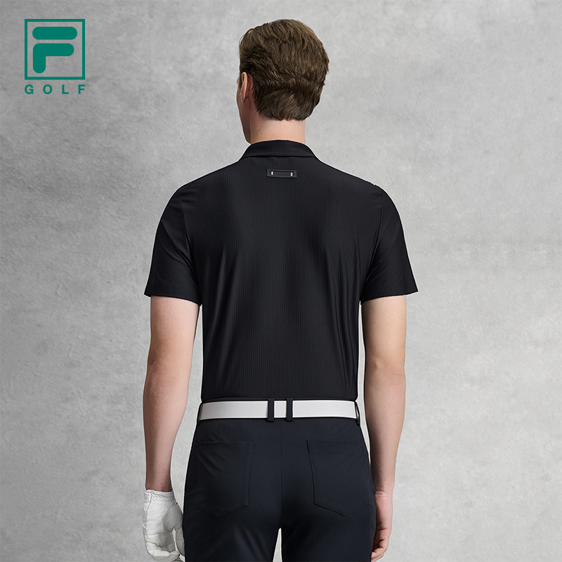 FILA MEN'S GOLF Knitted Short Sleeve Polo Shirt