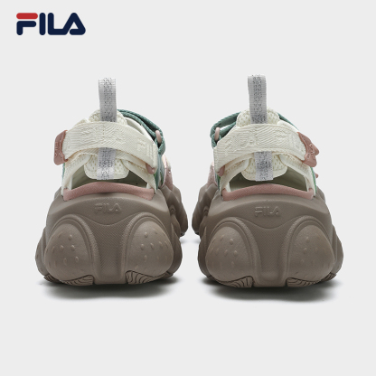 FILA CORE FRAGOLA FASHION MODERNO Women's Sandal Shoes (White-Grey / Cream-Brown / Black)