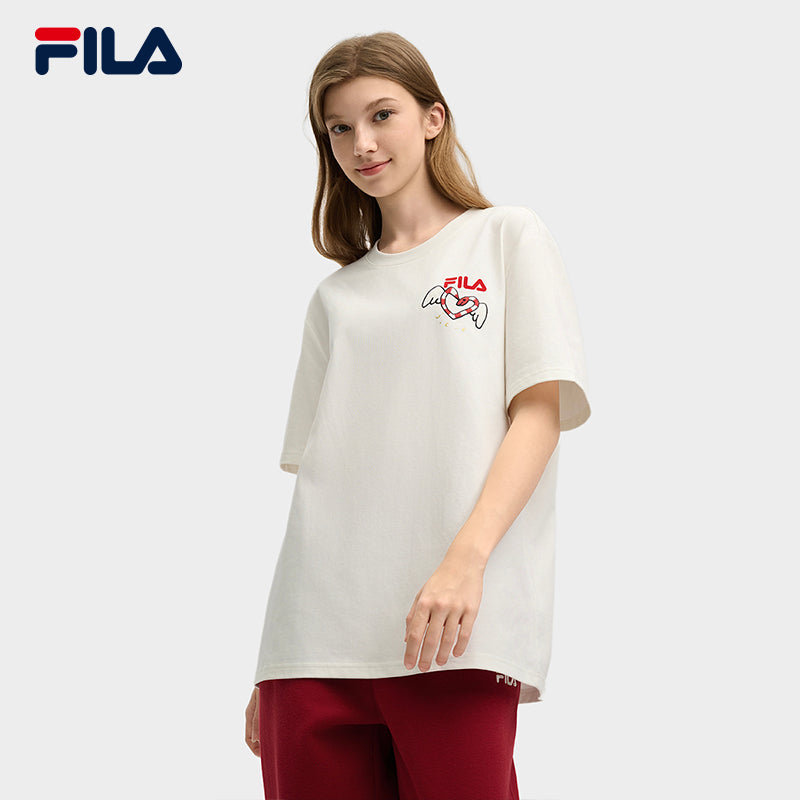 FILA CORE LIFESTYLE ORIGINALE FILA SOPHEY Men Short Sleeves T-Shirt (Black / Red / White)