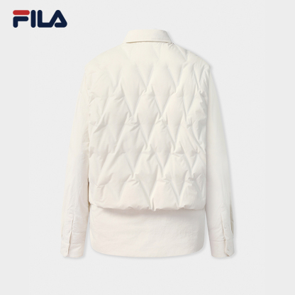 FILA CORE LIFESTYLE WHITE Women 2-piece Down Jacket