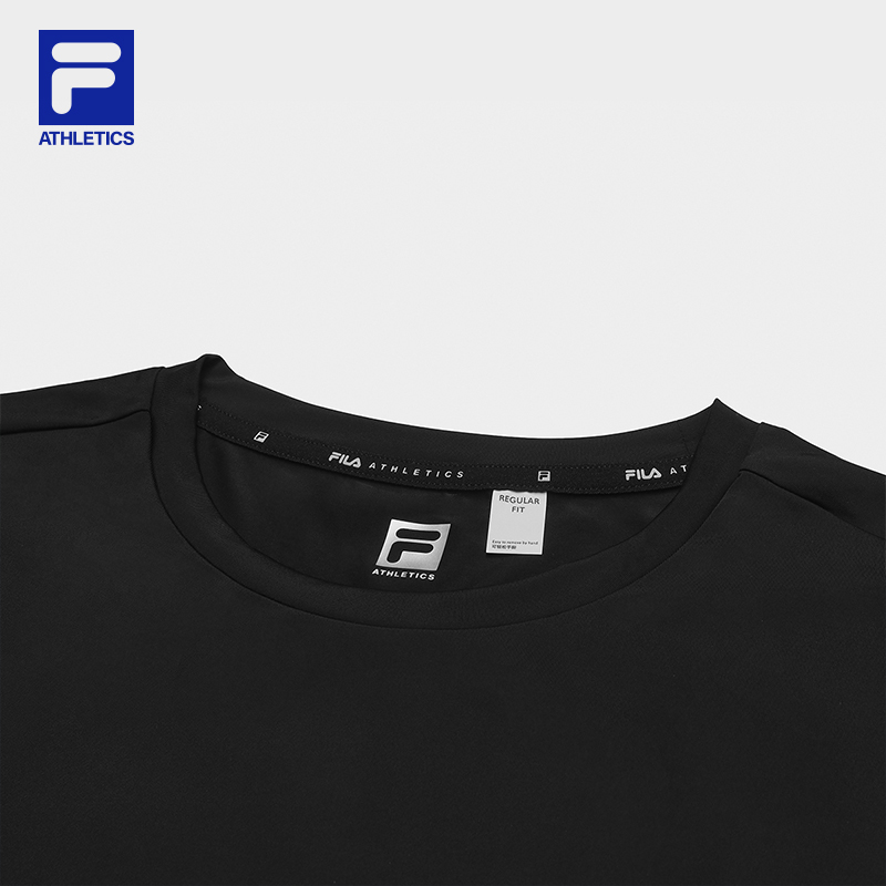 FILA CORE ATHLETICS FITNESS MEN Men Short Sleeve T-shirt (Black)