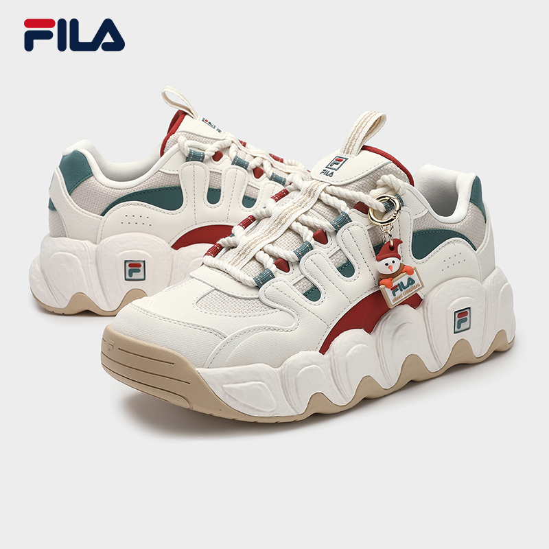 [Christmas Edition] FILA CORE CROISSANT XMAS FASHION ORIGINALE Men Sneakers in White Men Shoes