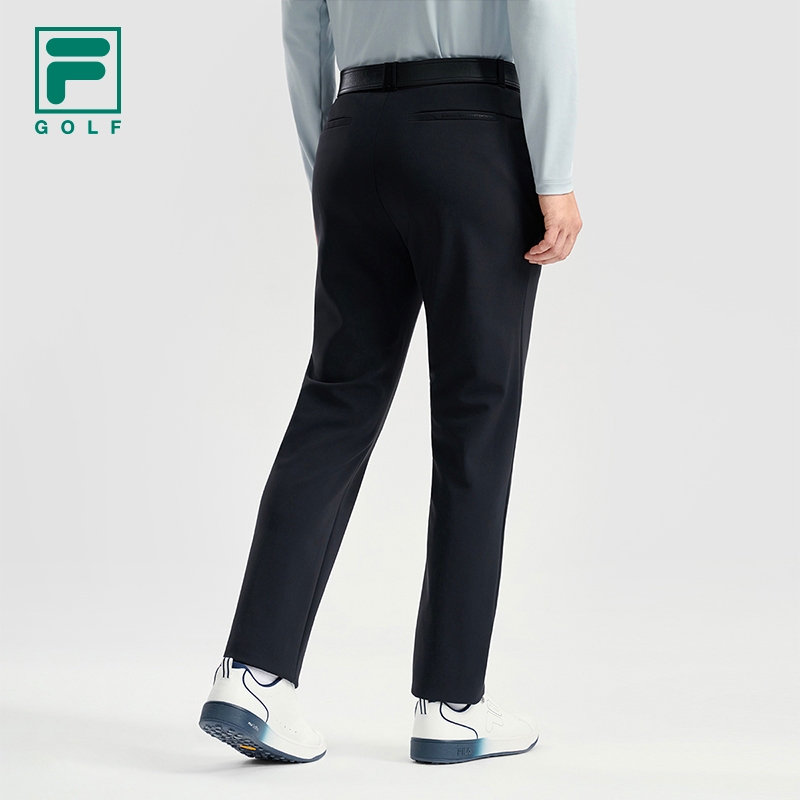 FILA CORE GOLF Men LYCRA Uv resistant  Knit Pants in Black