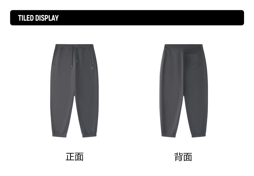 FILA FUSION INLINE FUSION LIFE X FUSIONEER FIELD OF CLASSIC Men Knit Pants (Grey)