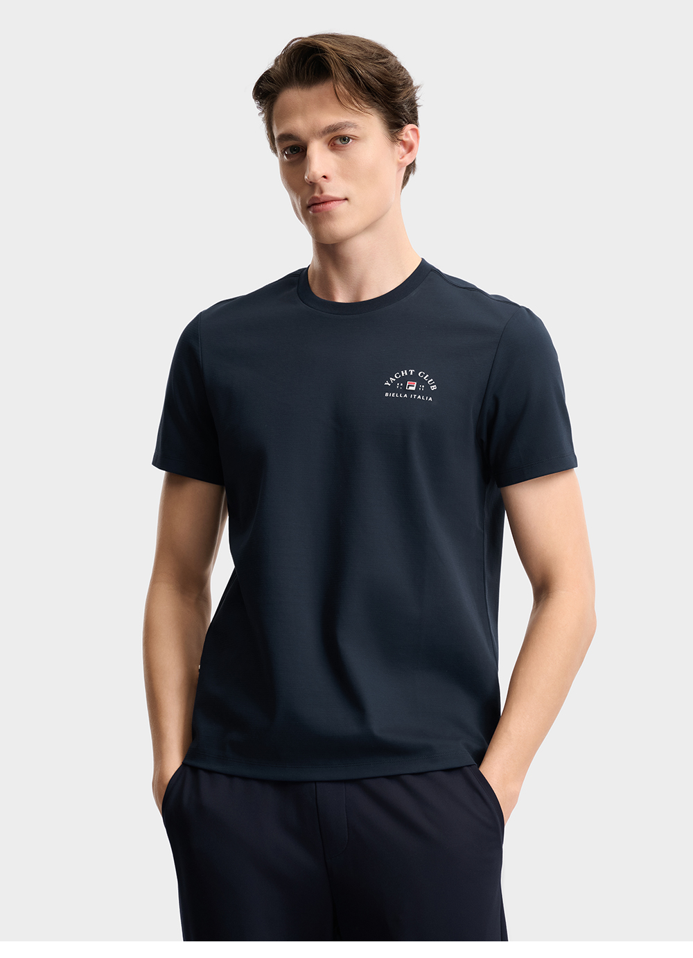 FILA MEN'S HERITAGE Knitted Short Sleeve Top