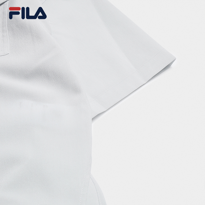 FILA WOMEN'S WHITE Woven Short Sleeve Shirt