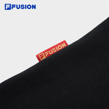FILA FUSION SPECIAL PLANNING Knitted Short Sleeve Top BLACK