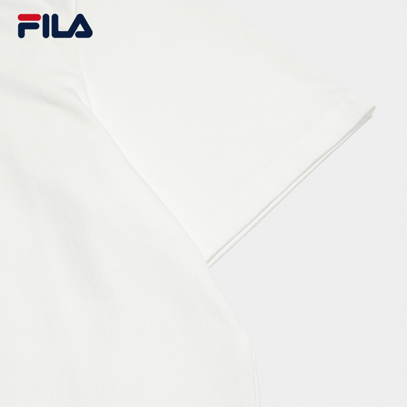 FILA CORE Men CNY Knitted Short Sleeve Top WHITE