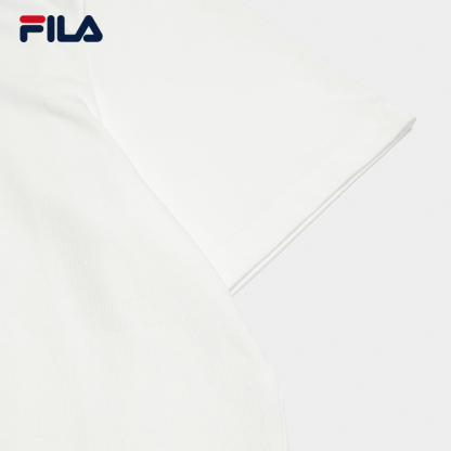 FILA CORE Men CNY Knitted Short Sleeve Top WHITE