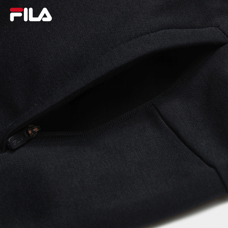 FILA CORE Women WHITE Knitted Pants NAVY