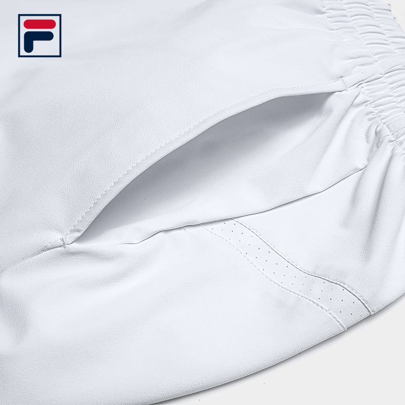 FILA CORE Men's TENNIS Woven MATCH Shorts in White