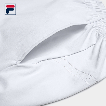 FILA CORE Men's TENNIS Woven MATCH Shorts in White