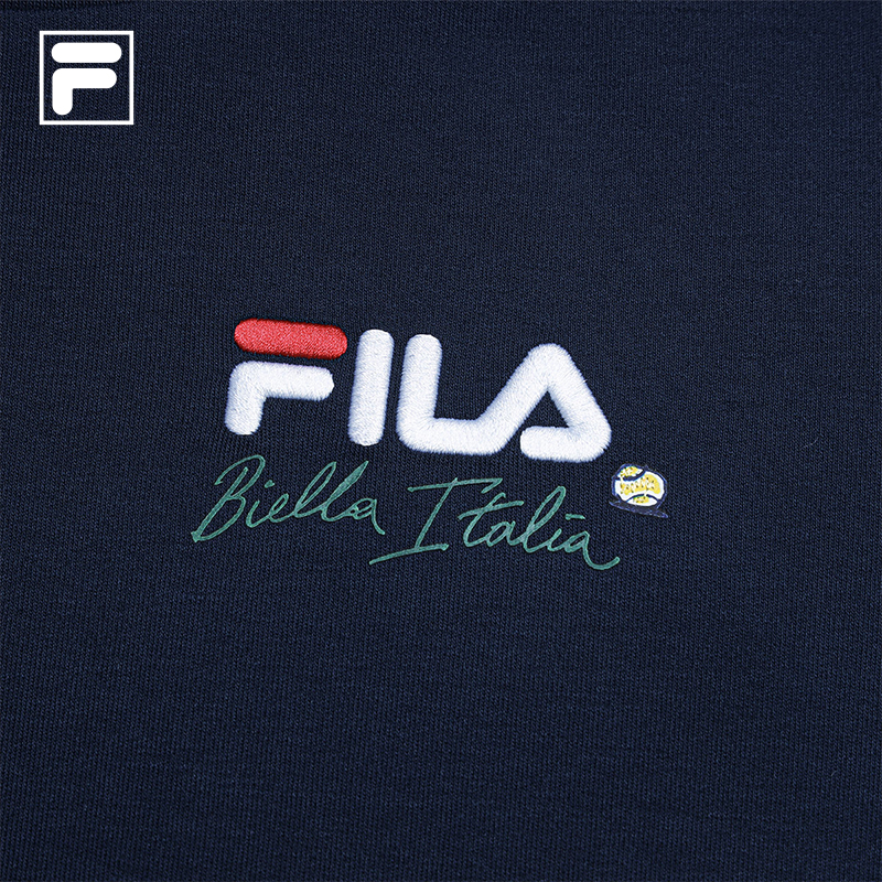 FILA CORE Women's TENNIS ATHLETICS Short Sleeve Top in Dark Blue
