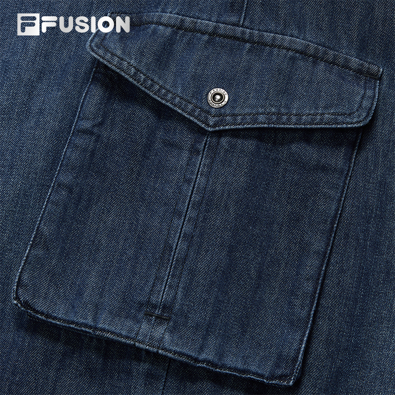 FILA FUSION Women WORKWEAR Washed Denim Jeans