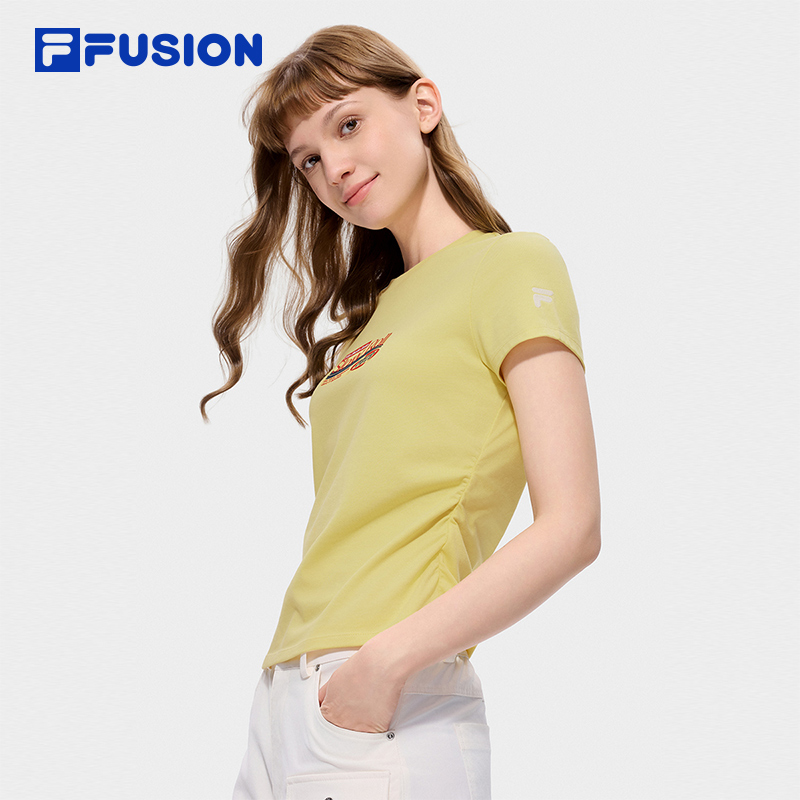 FILA FUSION Women WORKWEAR Knit Short Sleeve Tee