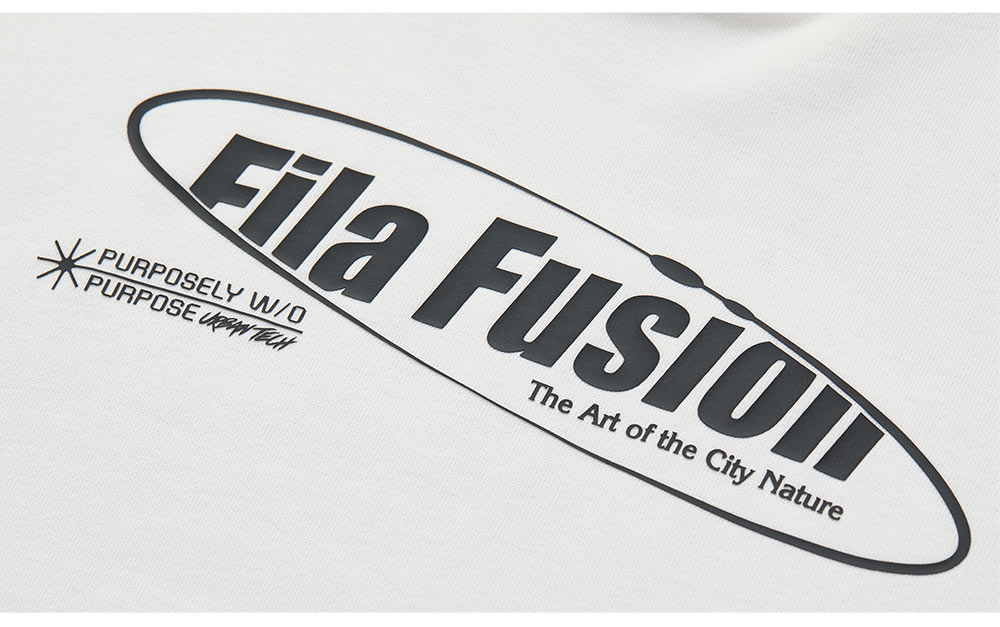 FILA FUSION INLINE URBAN TECH THE ART OF THE CITY NATURE Men Hoodie (Brown / White)