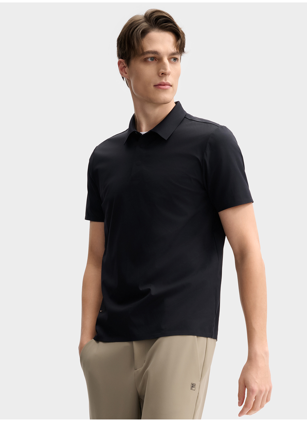 FILA CORE LIFESTYLE BLUE ART BRERA Men Polo T-shirt (Black)