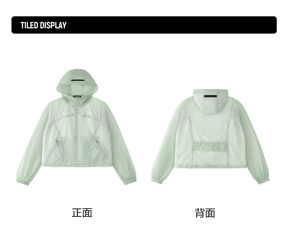 FILA FUSION INLINE FUSION LIFE FUSIONEER IVORY OASIS Women Woven Jacket (Light Green)