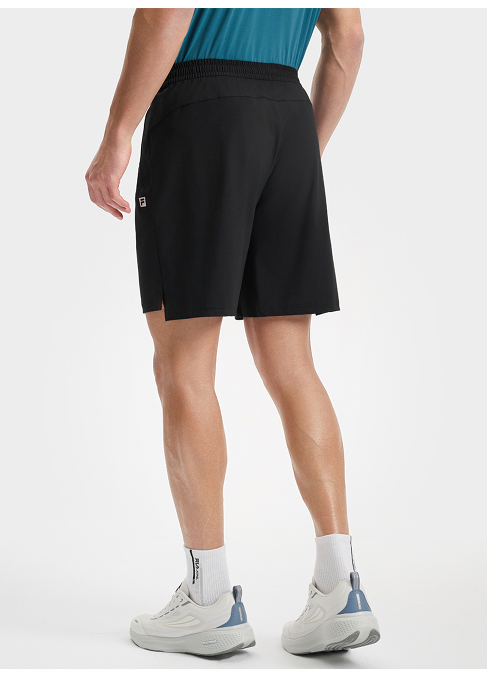 FILA CORE ATHLETICS FITNESS BLACK MEN SPACE DRIOD Men Knit Pants (Black)