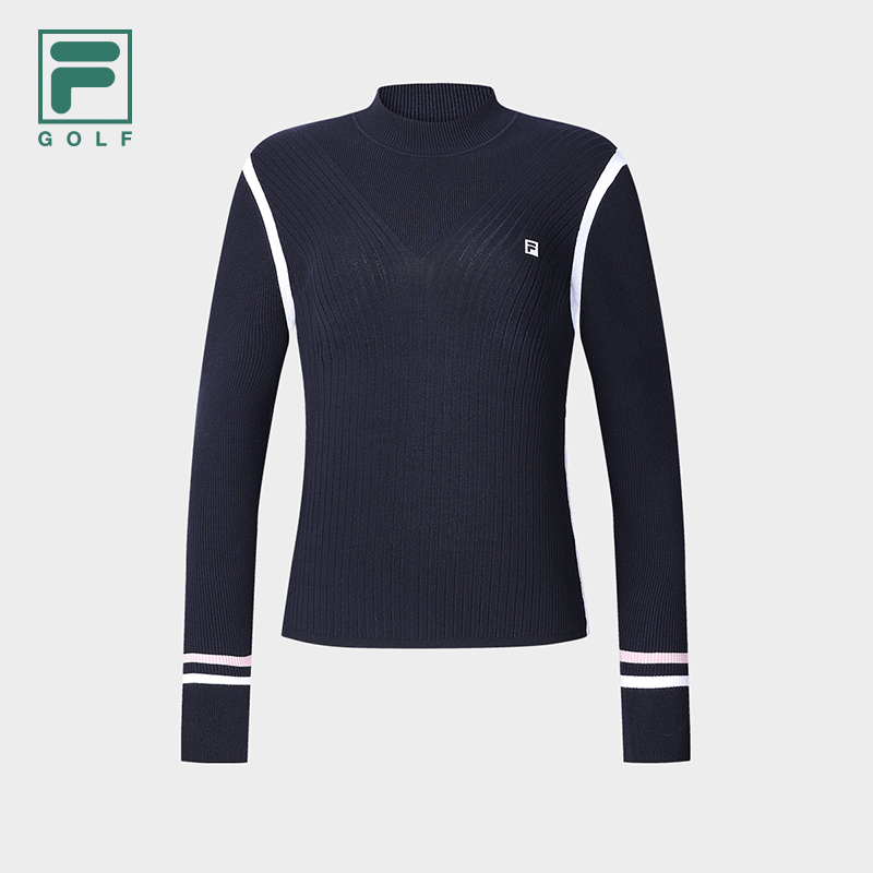 FILA CORE ATHLETICS GOLF Women's Knit Sweater in Navy