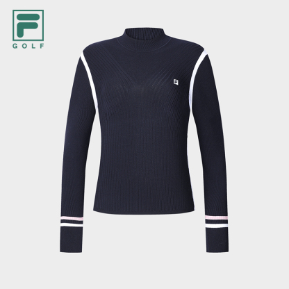 FILA CORE ATHLETICS GOLF Women's Knit Sweater in Navy