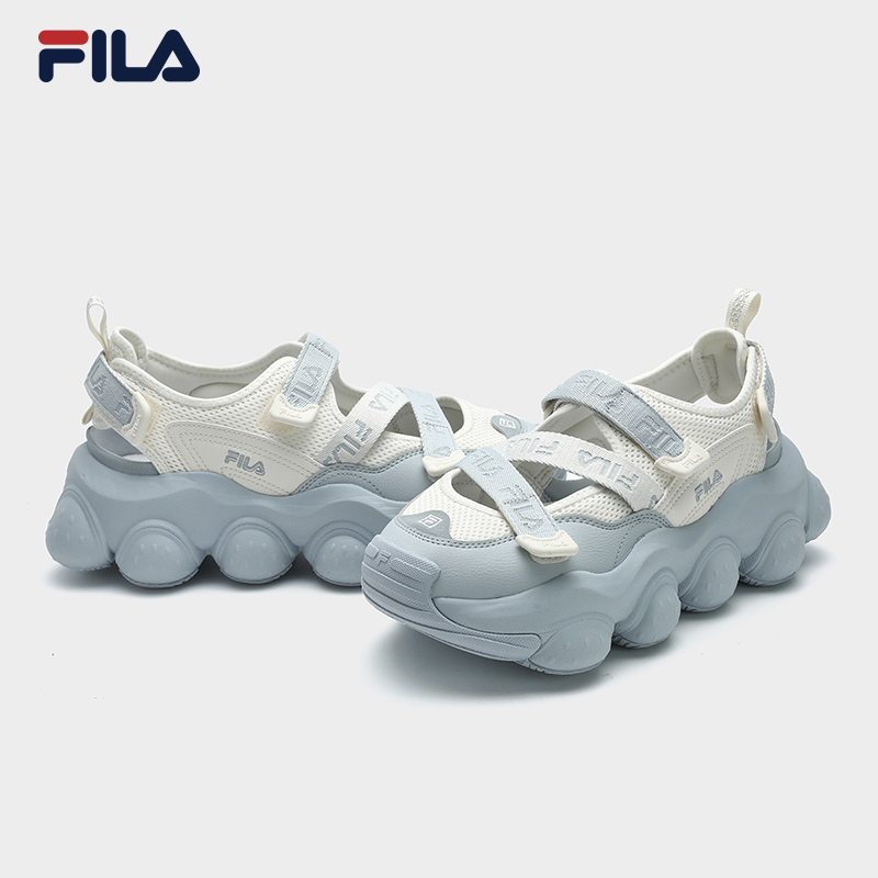 FILA CORE FRAGOLA FASHION MODERNO Women's Sandal Shoes (White-Grey / Cream-Brown / Black)