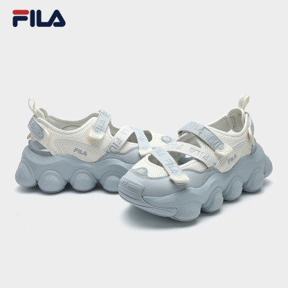 FILA CORE FRAGOLA FASHION MODERNO Women's Sandal Shoes (White-Grey / Cream-Brown / Black)