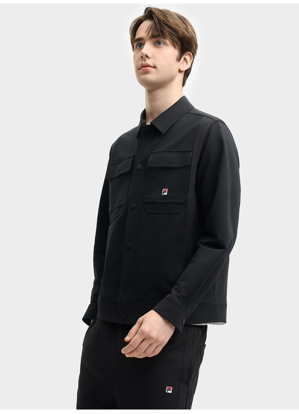 FILA CORE LIFESTYLE HERITAGE SPRING IMAGINATION Men Jacket (Black)