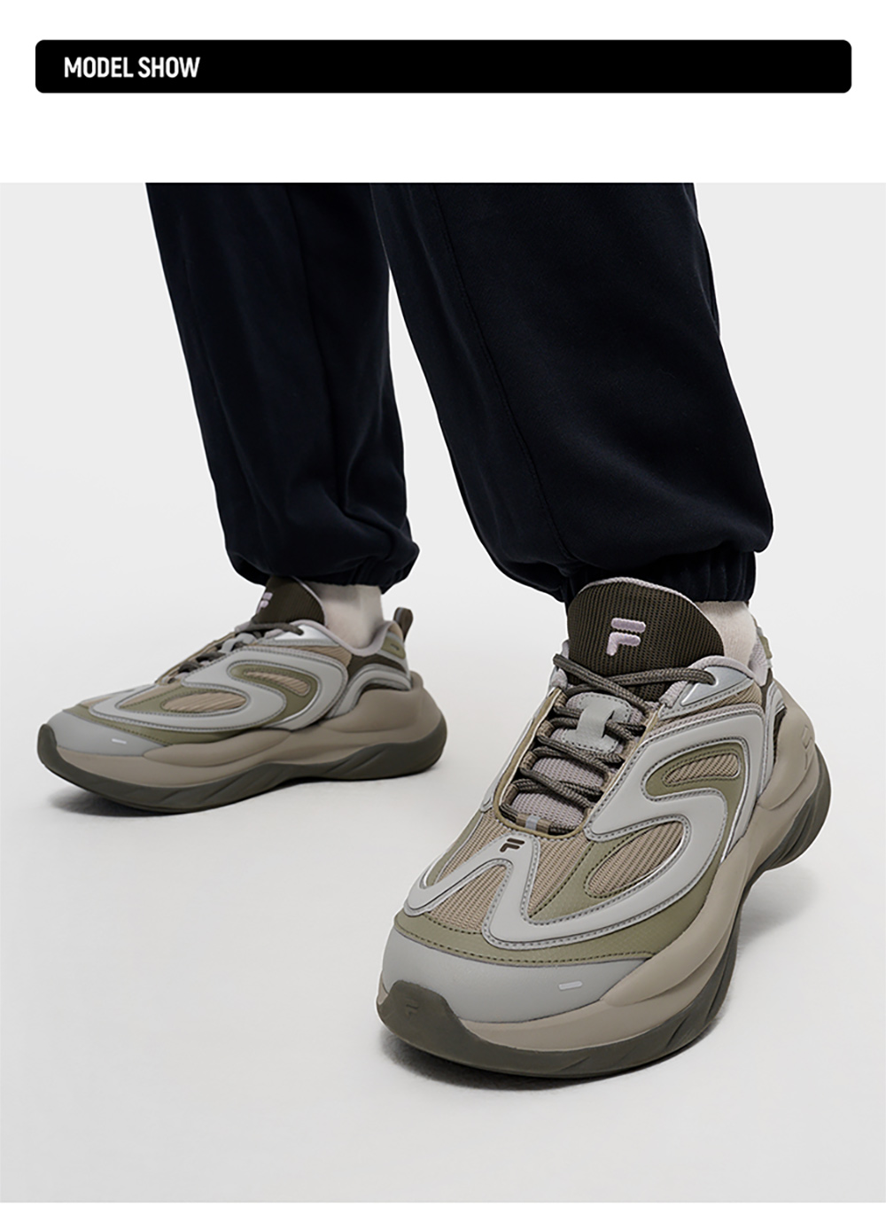 FILA FUSION FUSION BUZZARD Men Sneakers (Grey)