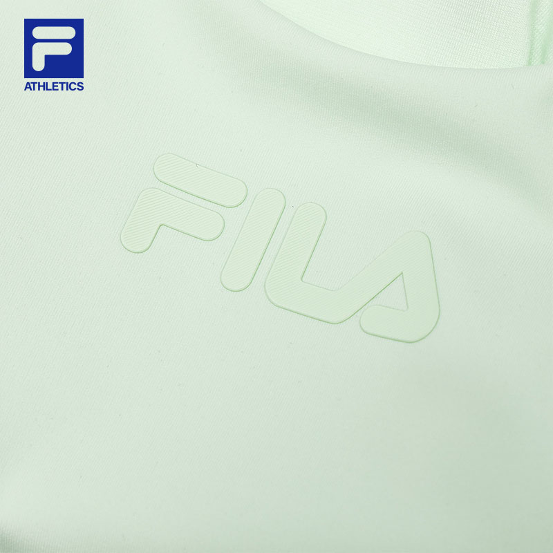 FILA CORE BLACK ATHLETICS FITNESS Women Sports Bra in Light Green