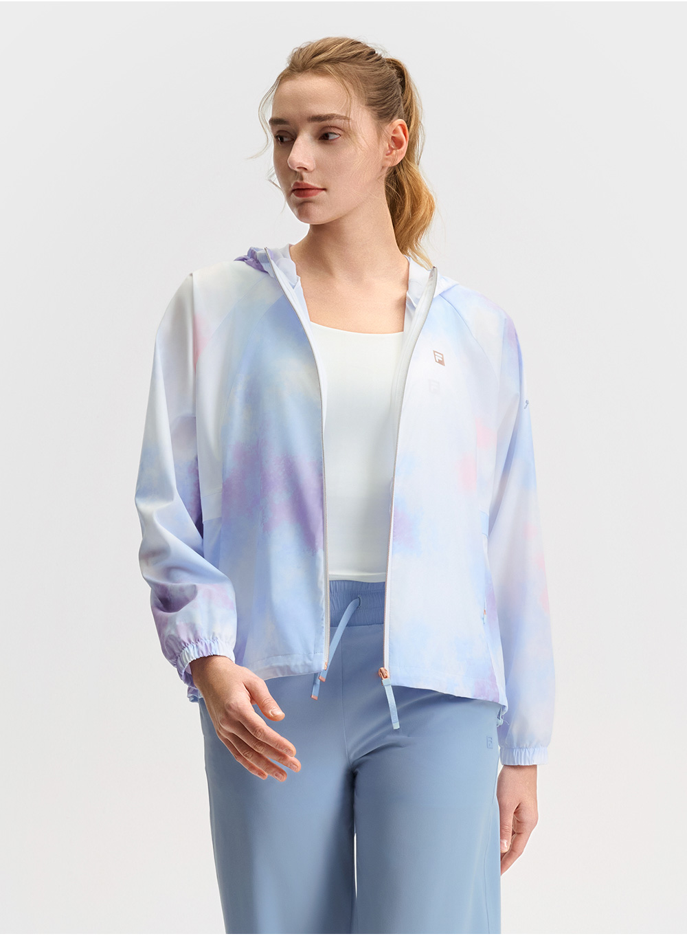 FILA CORE ATHLETICS FILA-FIT ARTE ELEGANTE Women Woven Jacket (Full Print)