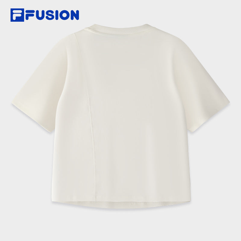 FILA FUSION INLINE FUSION X WORKWEAR STREET DOLPHIN Women Short Sleeves T-Shirt (Black / White)