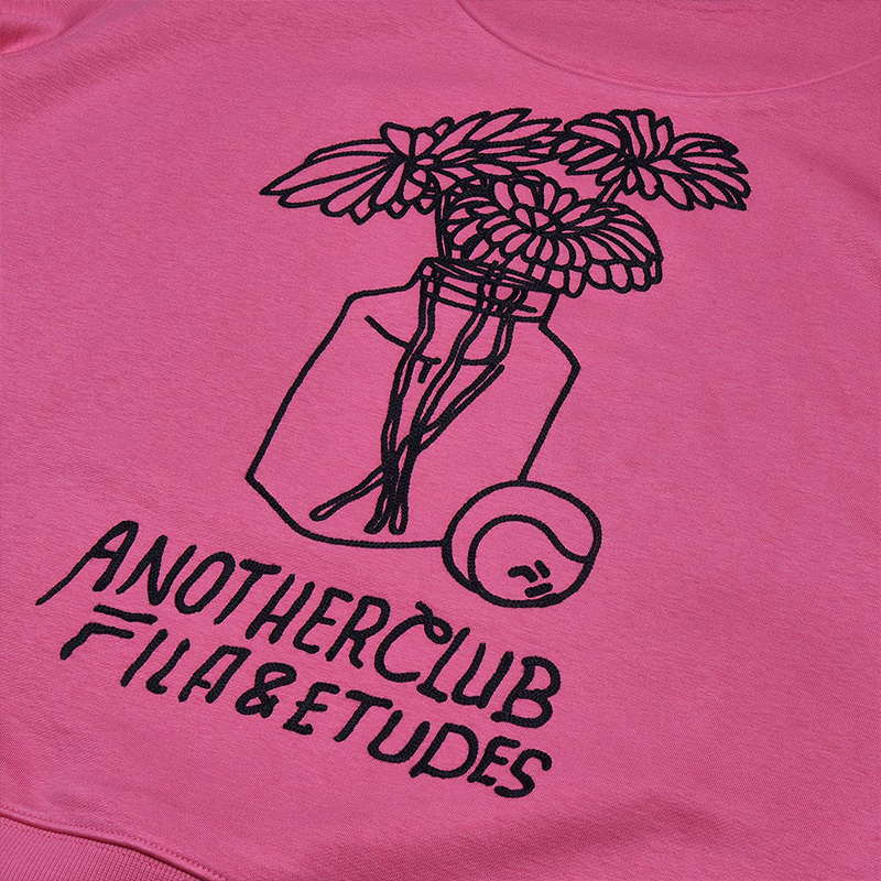 FILA CORE x ETUDES ANOTHER CLUB Women's Sweat in Pink