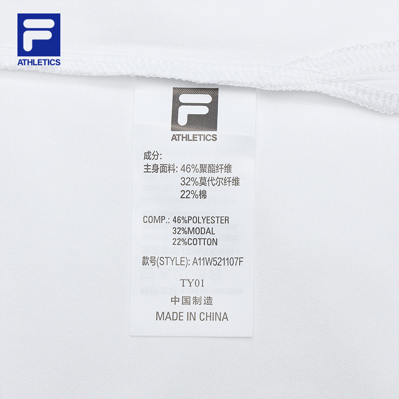 FILA CORE ATHLETICS FILA-FIT ARTE ELEGANTE Women Short Sleeves T-Shirt (Black / White)