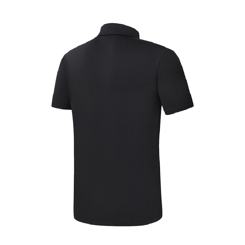 FILA CORE Men's ATHLETICS GOLF Short Sleeve Polo Shirt in Black (Unisex)