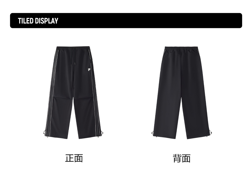 FILA FUSION INLINE FUSIONEER PURE SOPHISTICATION Women Woven Pants (Black)