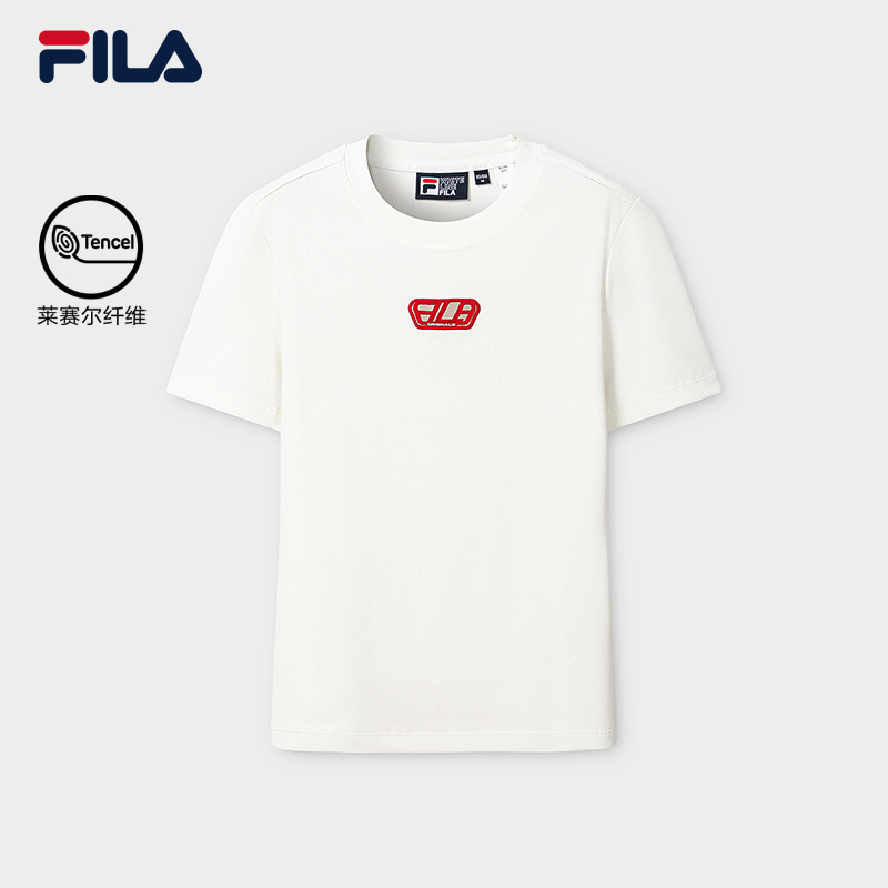 [Mini Yang's Pick] FILA Women Knitted Short Sleeve Top