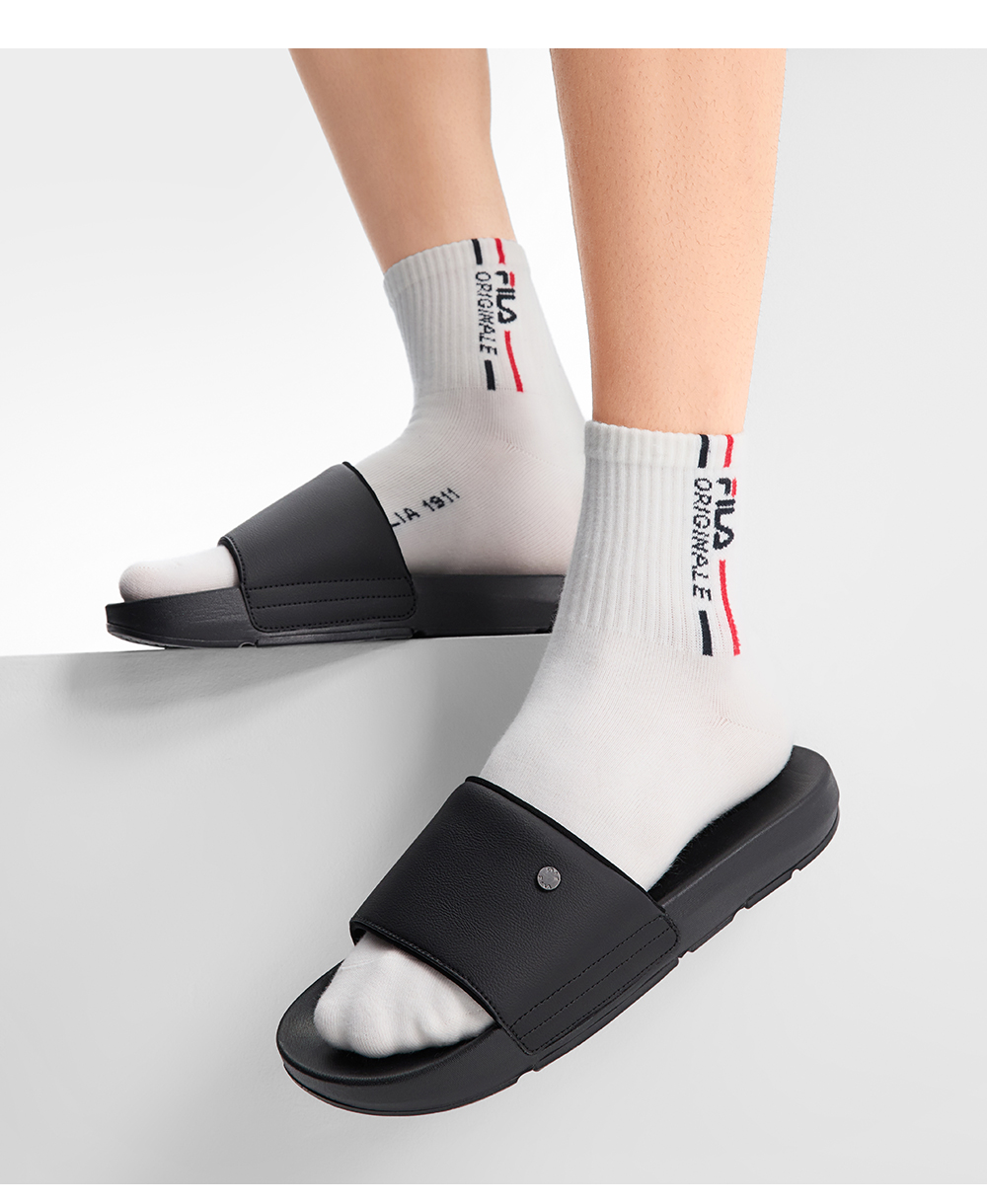 FILA CORE FASHION DRIFTER 2 MEN Men Slippers (Black / Green / White)
