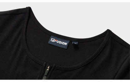 FILA FUSION INLINE URBAN TECH Women Short Sleeve T-shirt (Black)