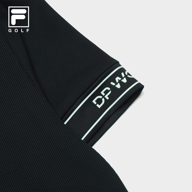 FILA CORE ATHLETICS GOLF Womens Short Sleeve Polo in Black
