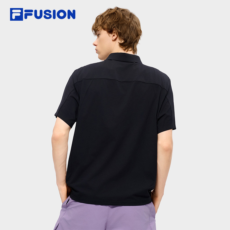 FILA MEN'S URBAN TECH Knitted Short Sleeve Polo Shirt