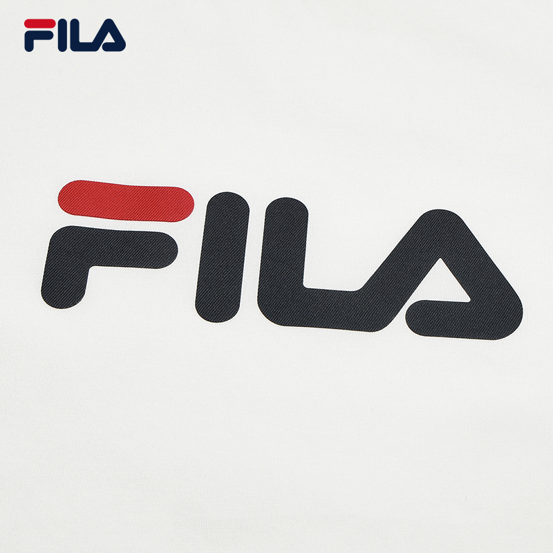 FILA CORE Men ORIGINALE Knitted Short Sleeve Top WHITE