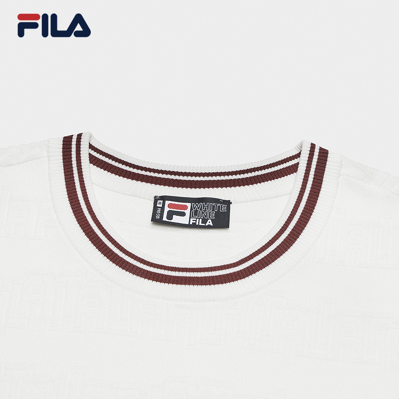 FILA CORE WHITE Weekend City Break Women Knit Sweater White