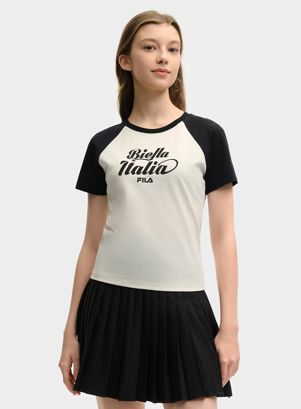 FILA CORE LIFESTYLE ORIGINALE DREAMS ON THE COURT Women Short Sleeves T-Shirt (White)