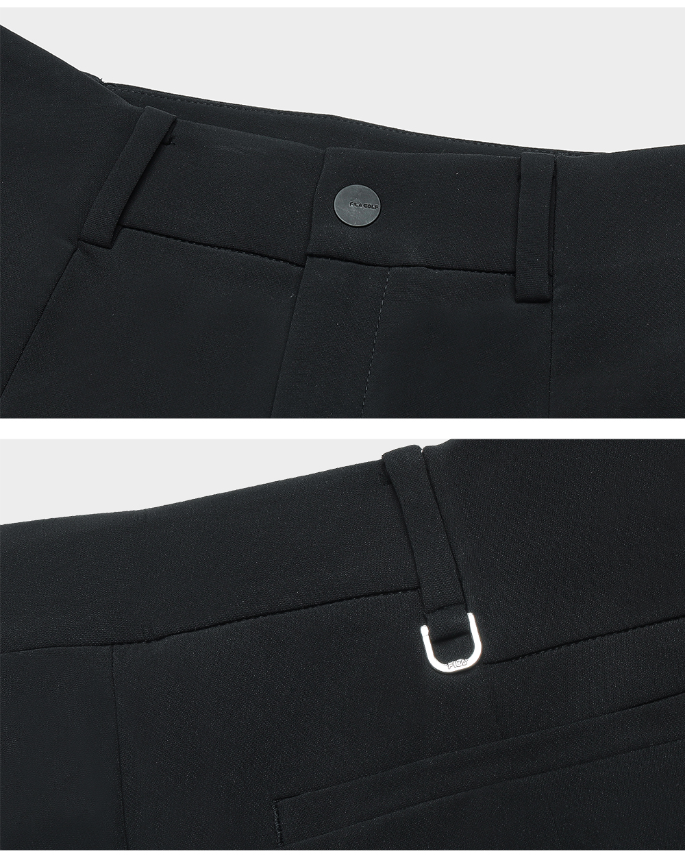 FILA CORE ATHLETICS GOLF X VERSAILLES COLLECTION Women Woven Pants (Black)