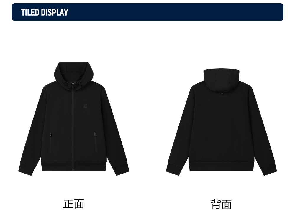 FILA CORE LIFESTYLE MILANO STROLLING MILAN Men Hooded Jacket (Black)