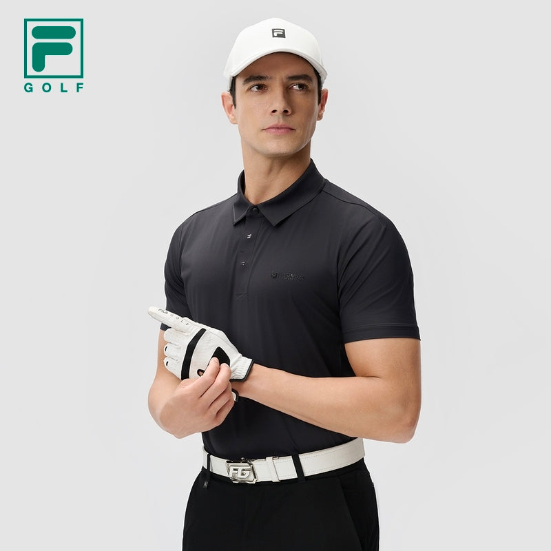 FILA CORE ATHLETICS GOLF2 Men Short Sleeve Polo (Black)