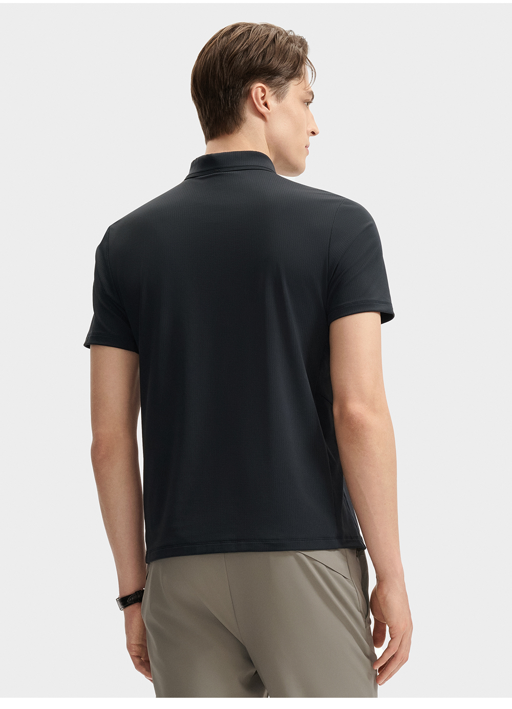 FILA CORE LIFESTYLE BLUE Men Short Sleeve Polo (Black / Blue)