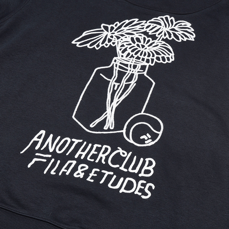 FILA CORE x ETUDES ANOTHER CLUB Women's Sweat in Navy